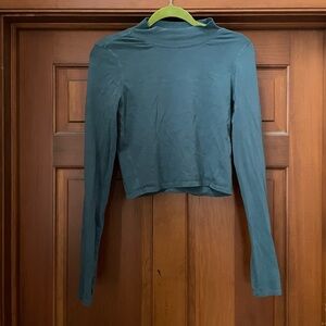 Teal Long Sleeve Women's Top